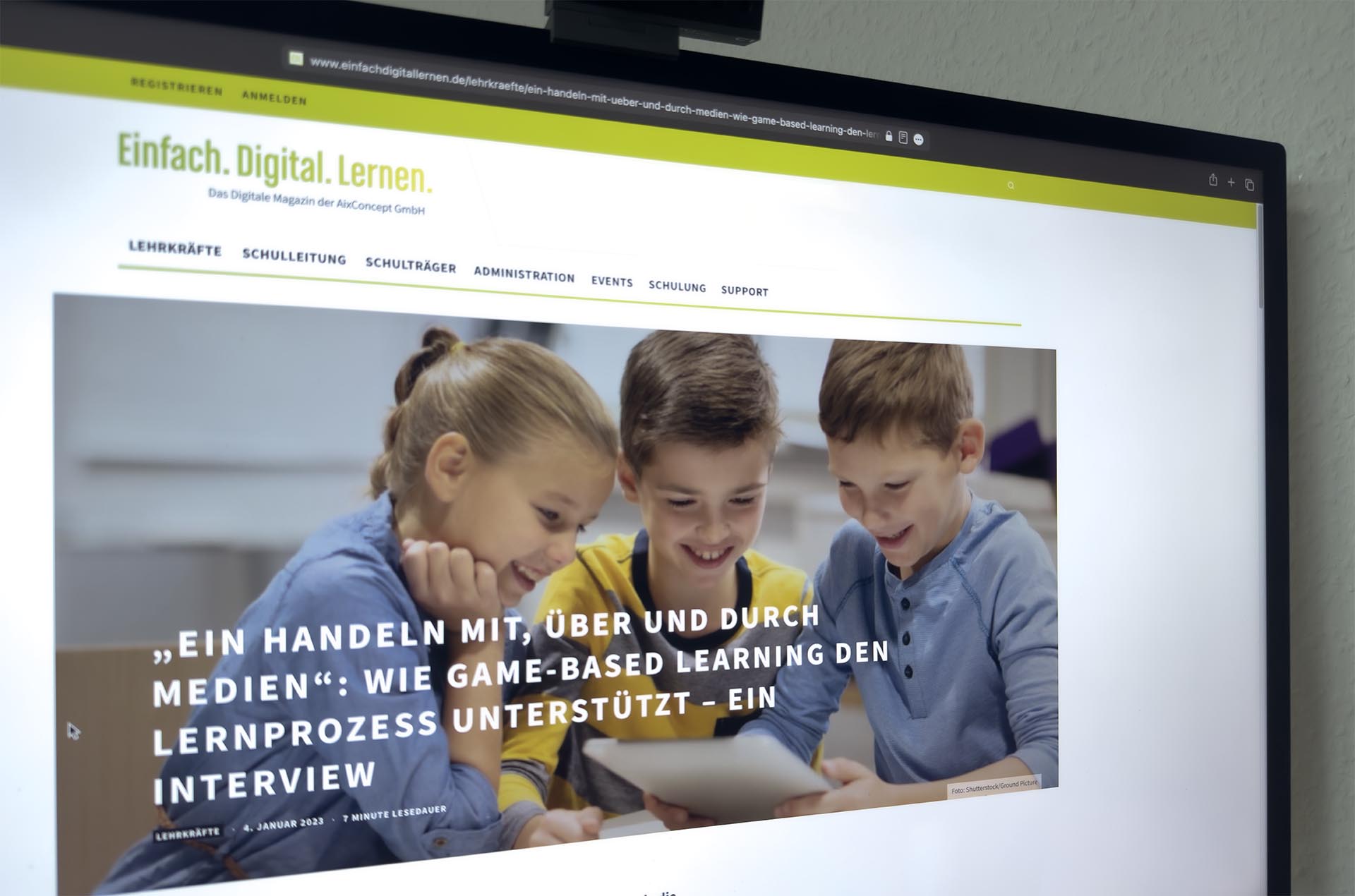 Interview zum Thema Game-based Learning mit Einfach.Digital.Lernen.